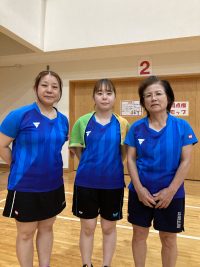 ＶCＴAＳレディース卓球大会結果